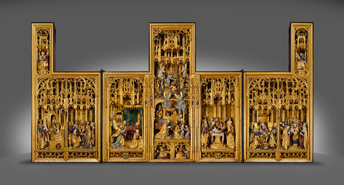 Museum van de Stad Brussel | Musée de la Ville de Bruxelles – Retabel van Saluzzo, ca. 1500-1510.